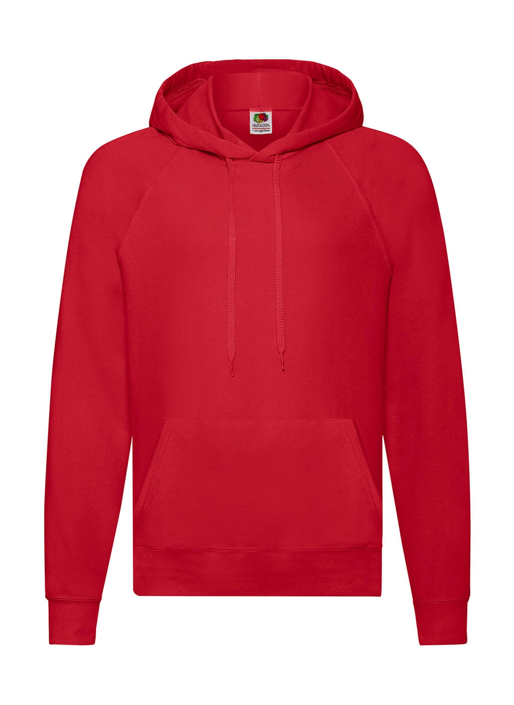 Lightweight Hooded Sweat zum Besticken und Bedrucken in der Farbe Red mit Ihren Logo, Schriftzug oder Motiv.