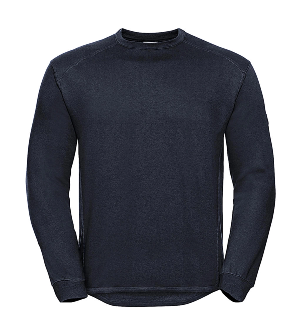 Workwear Set-In Sweatshirt zum Besticken und Bedrucken in der Farbe French Navy mit Ihren Logo, Schriftzug oder Motiv.