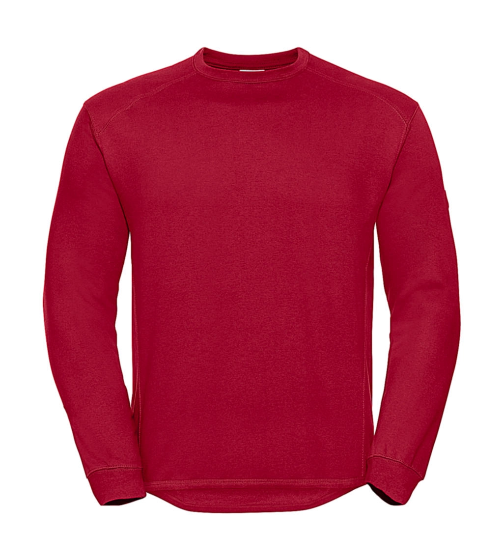 Workwear Set-In Sweatshirt zum Besticken und Bedrucken in der Farbe Classic Red mit Ihren Logo, Schriftzug oder Motiv.