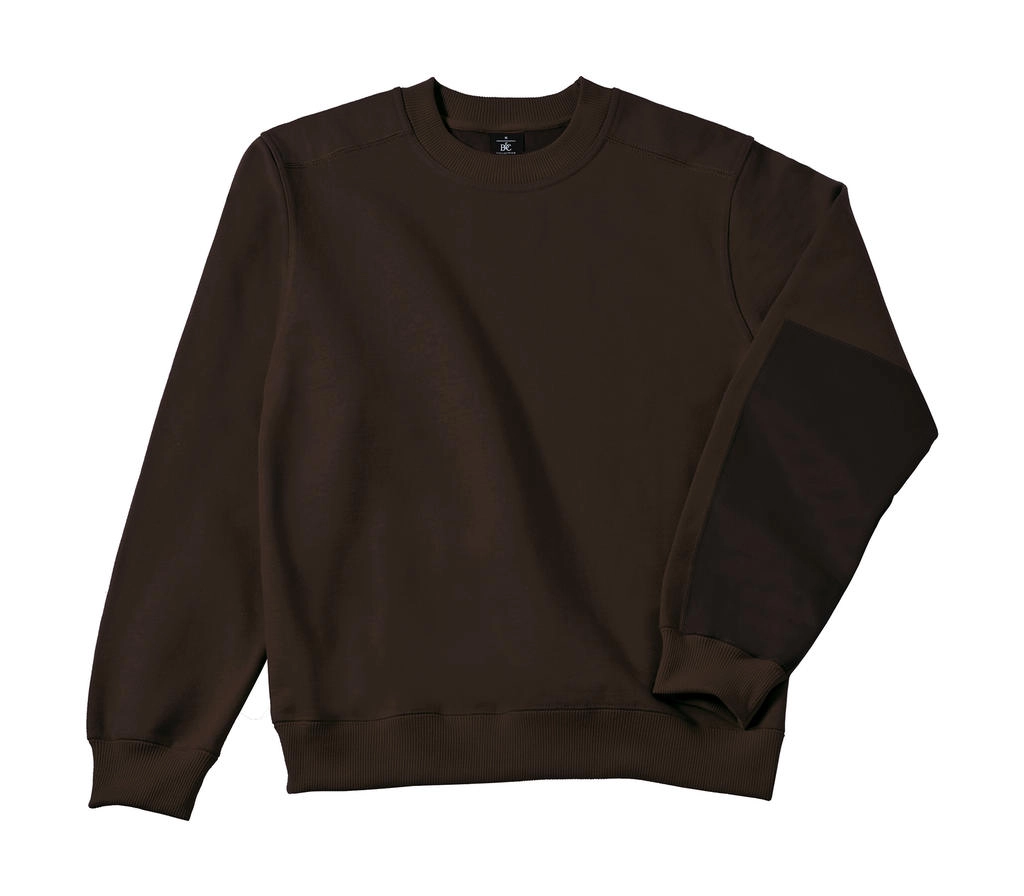 Workwear Sweater - WUC20 zum Besticken und Bedrucken in der Farbe Brown mit Ihren Logo, Schriftzug oder Motiv.
