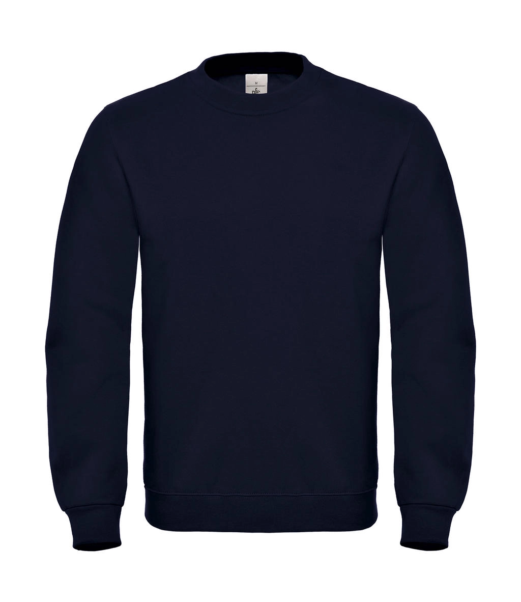 ID.002 Cotton Rich Sweatshirt  zum Besticken und Bedrucken in der Farbe Navy mit Ihren Logo, Schriftzug oder Motiv.