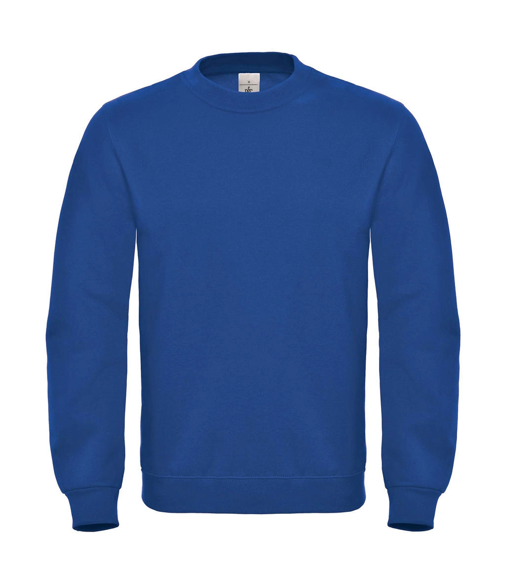 ID.002 Cotton Rich Sweatshirt  zum Besticken und Bedrucken in der Farbe Royal mit Ihren Logo, Schriftzug oder Motiv.