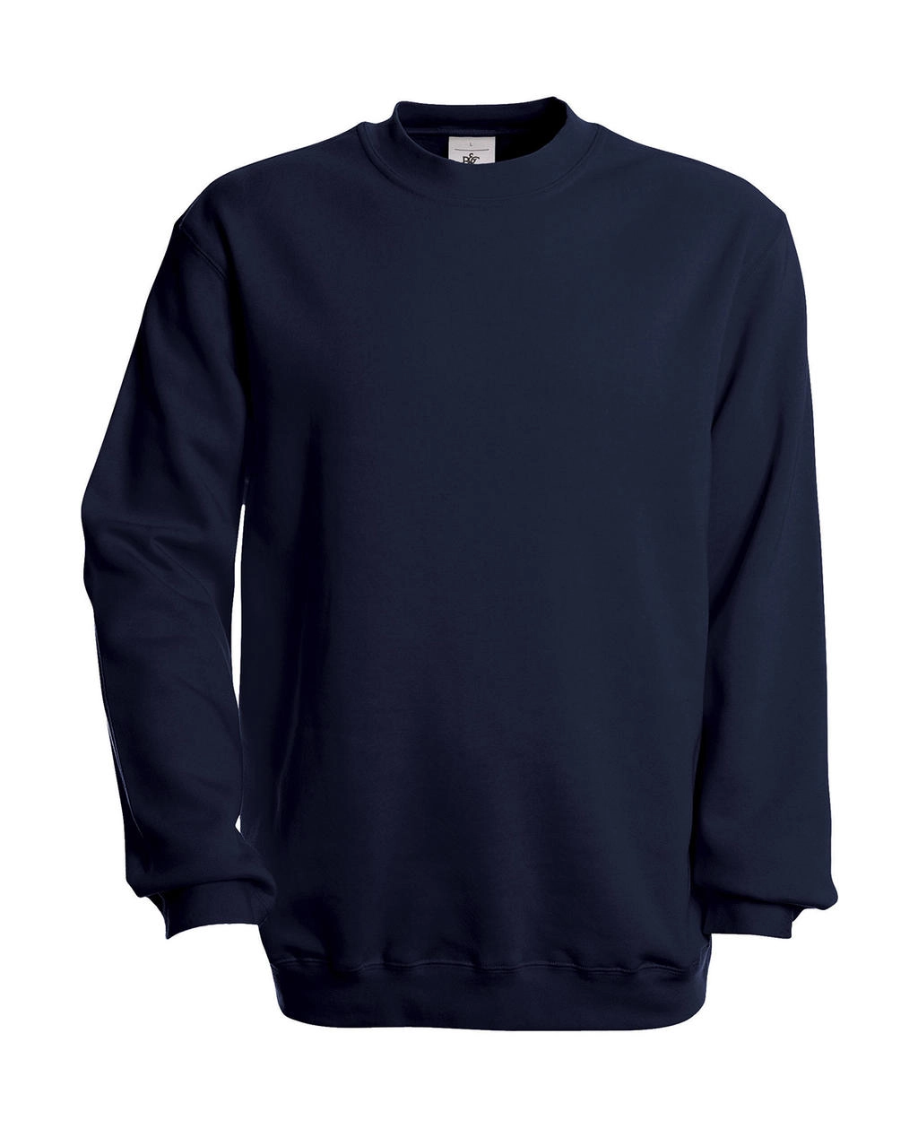 Set In Sweatshirt zum Besticken und Bedrucken in der Farbe Navy mit Ihren Logo, Schriftzug oder Motiv.