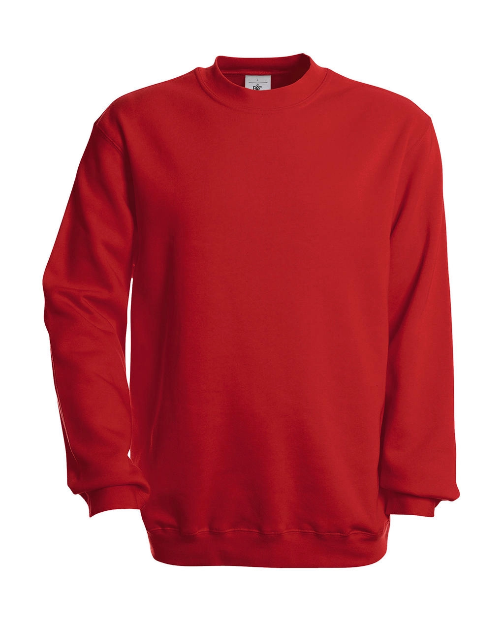 Set In Sweatshirt zum Besticken und Bedrucken in der Farbe Red mit Ihren Logo, Schriftzug oder Motiv.