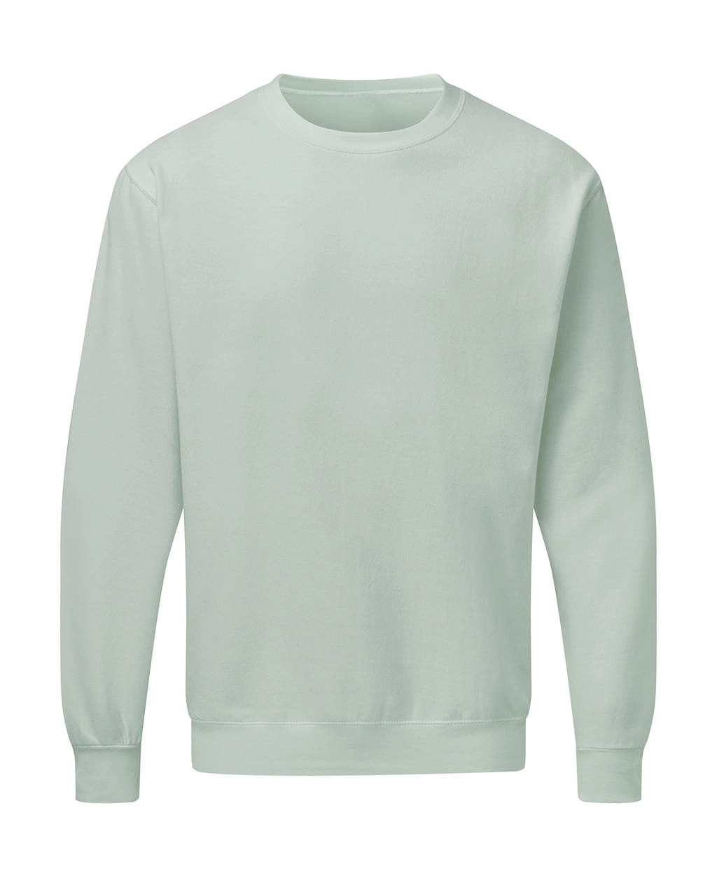Crew Neck Sweatshirt Men zum Besticken und Bedrucken in der Farbe Mercury Grey mit Ihren Logo, Schriftzug oder Motiv.