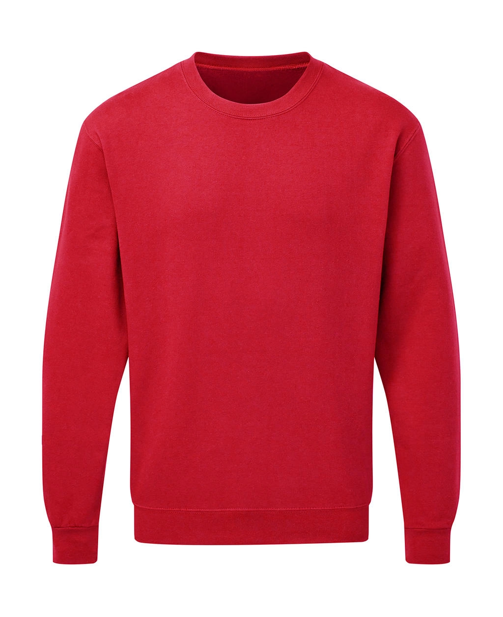 Crew Neck Sweatshirt Men zum Besticken und Bedrucken in der Farbe Red mit Ihren Logo, Schriftzug oder Motiv.