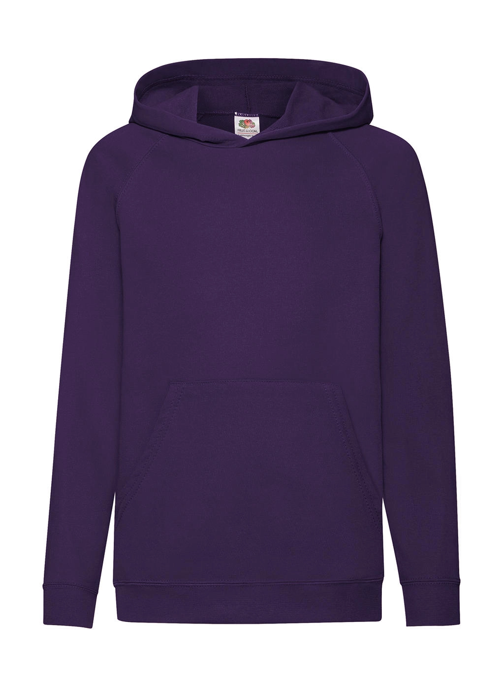 Kids` Lightweight Hooded Sweat zum Besticken und Bedrucken in der Farbe Purple mit Ihren Logo, Schriftzug oder Motiv.