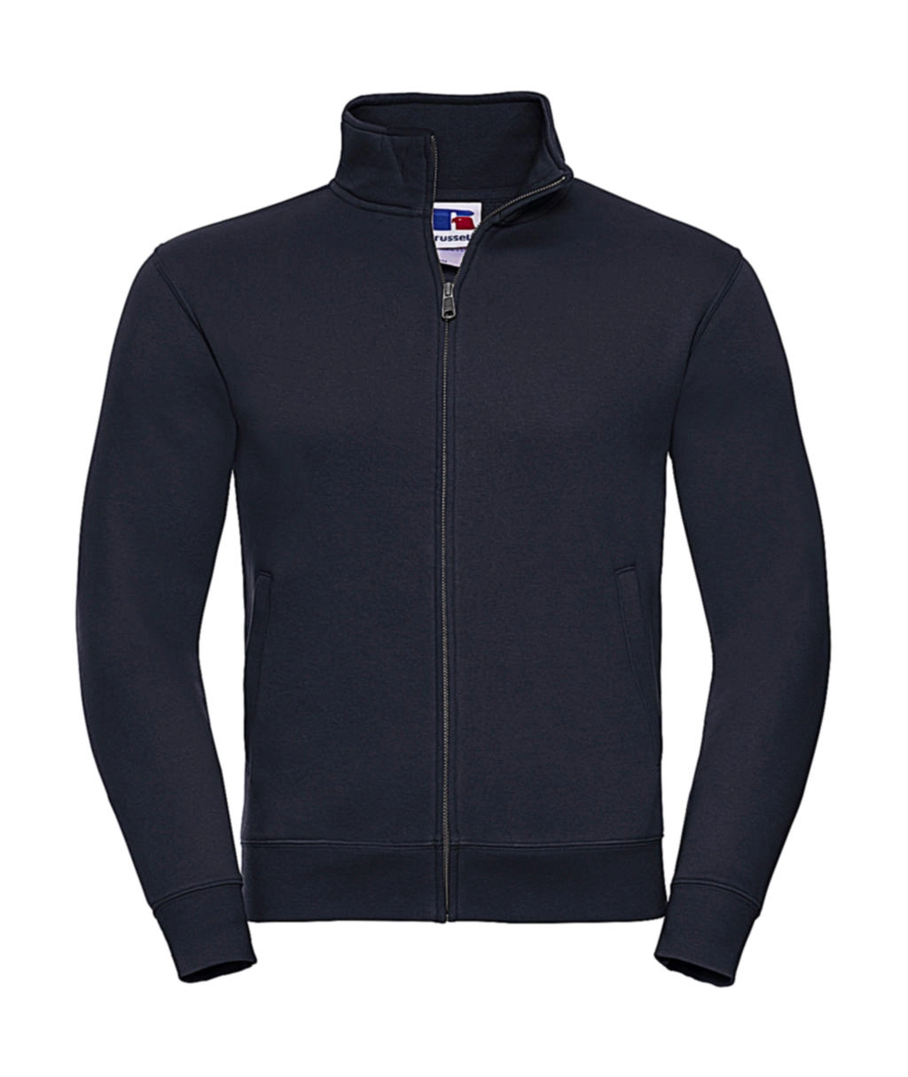 Men`s Authentic Sweat Jacket zum Besticken und Bedrucken in der Farbe French Navy mit Ihren Logo, Schriftzug oder Motiv.