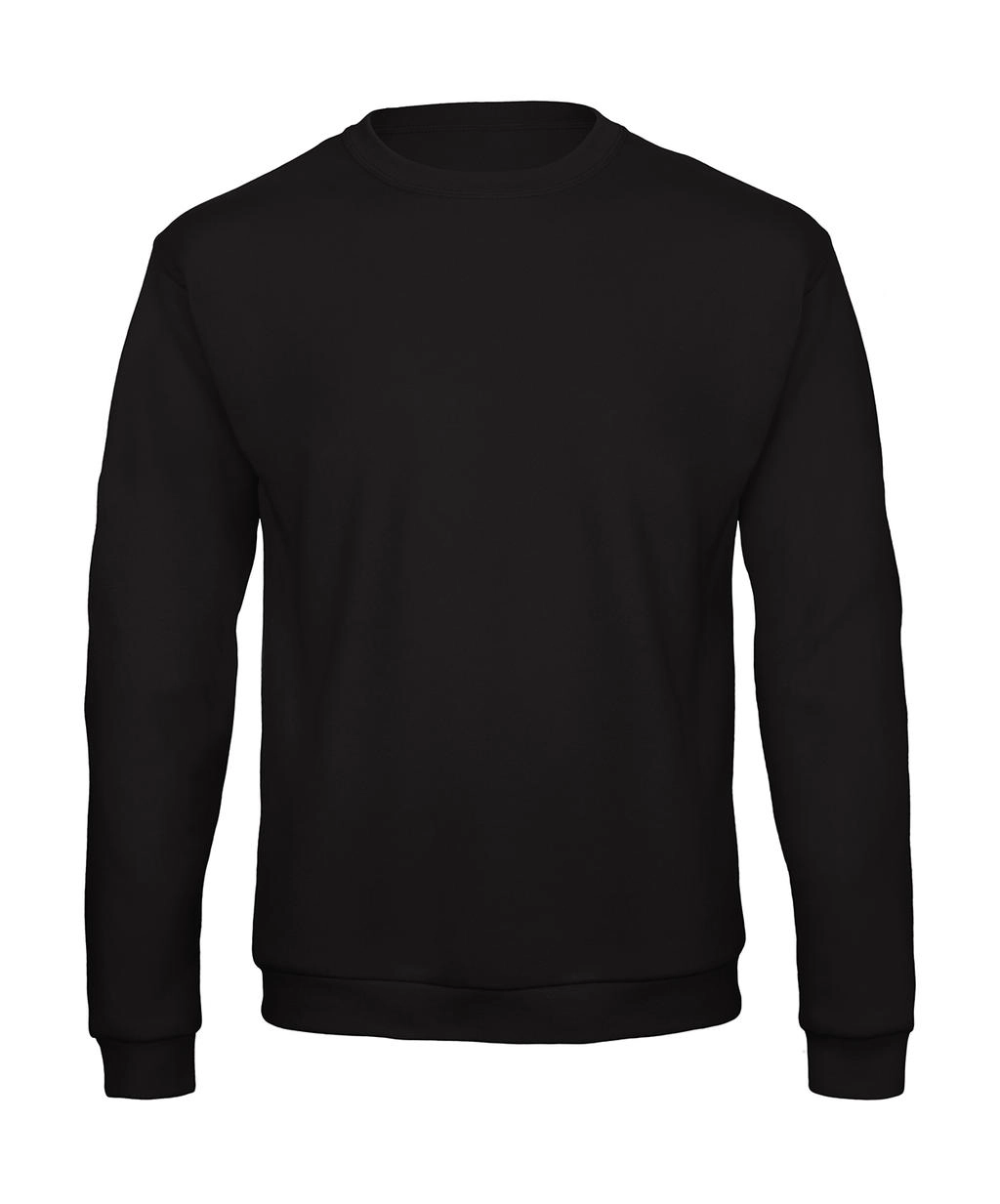 ID.202 50/50 Sweatshirt Unisex zum Besticken und Bedrucken in der Farbe Black mit Ihren Logo, Schriftzug oder Motiv.