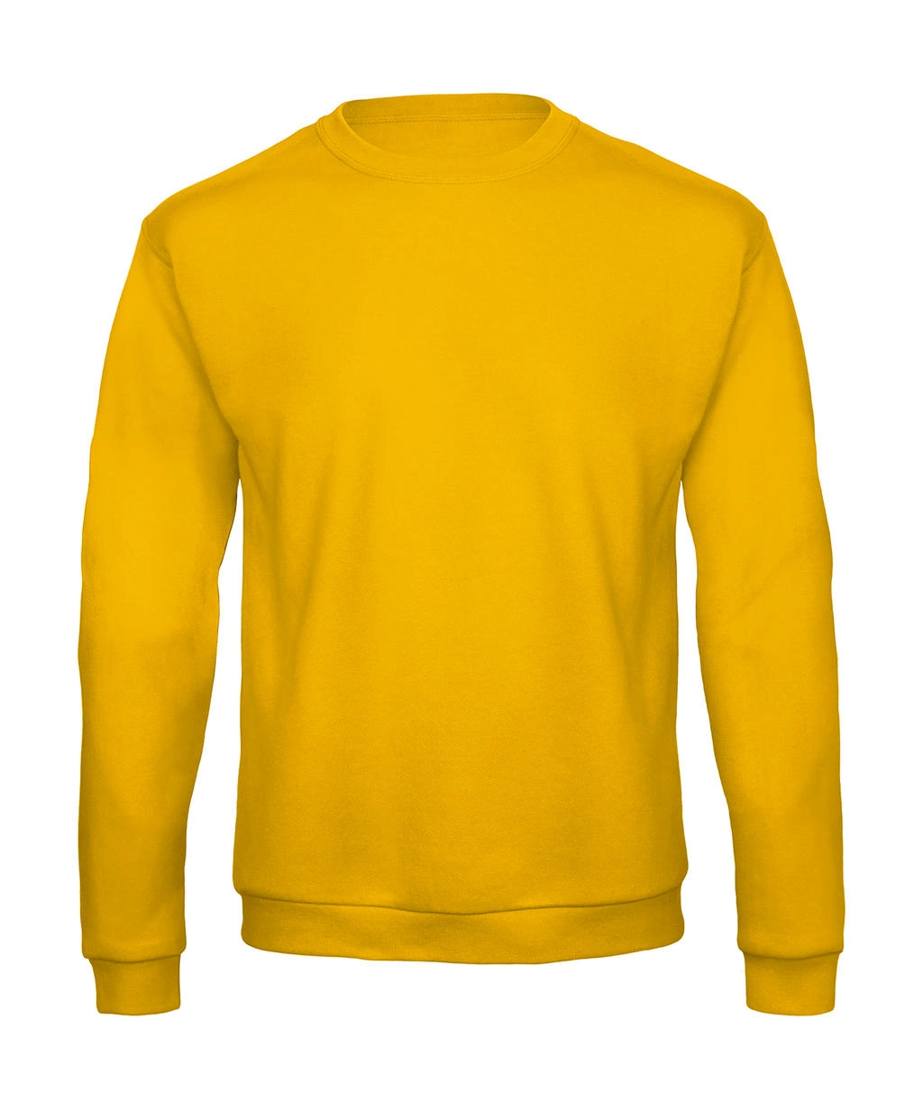 ID.202 50/50 Sweatshirt Unisex zum Besticken und Bedrucken in der Farbe Gold mit Ihren Logo, Schriftzug oder Motiv.