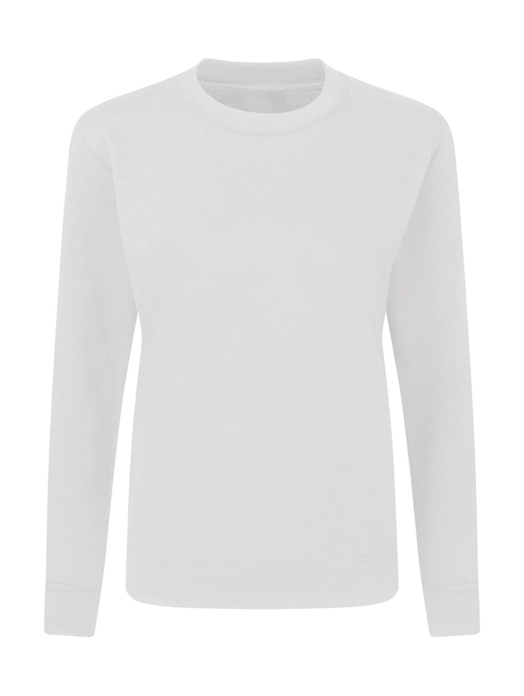 Crew Neck Sweatshirt Women zum Besticken und Bedrucken in der Farbe White mit Ihren Logo, Schriftzug oder Motiv.