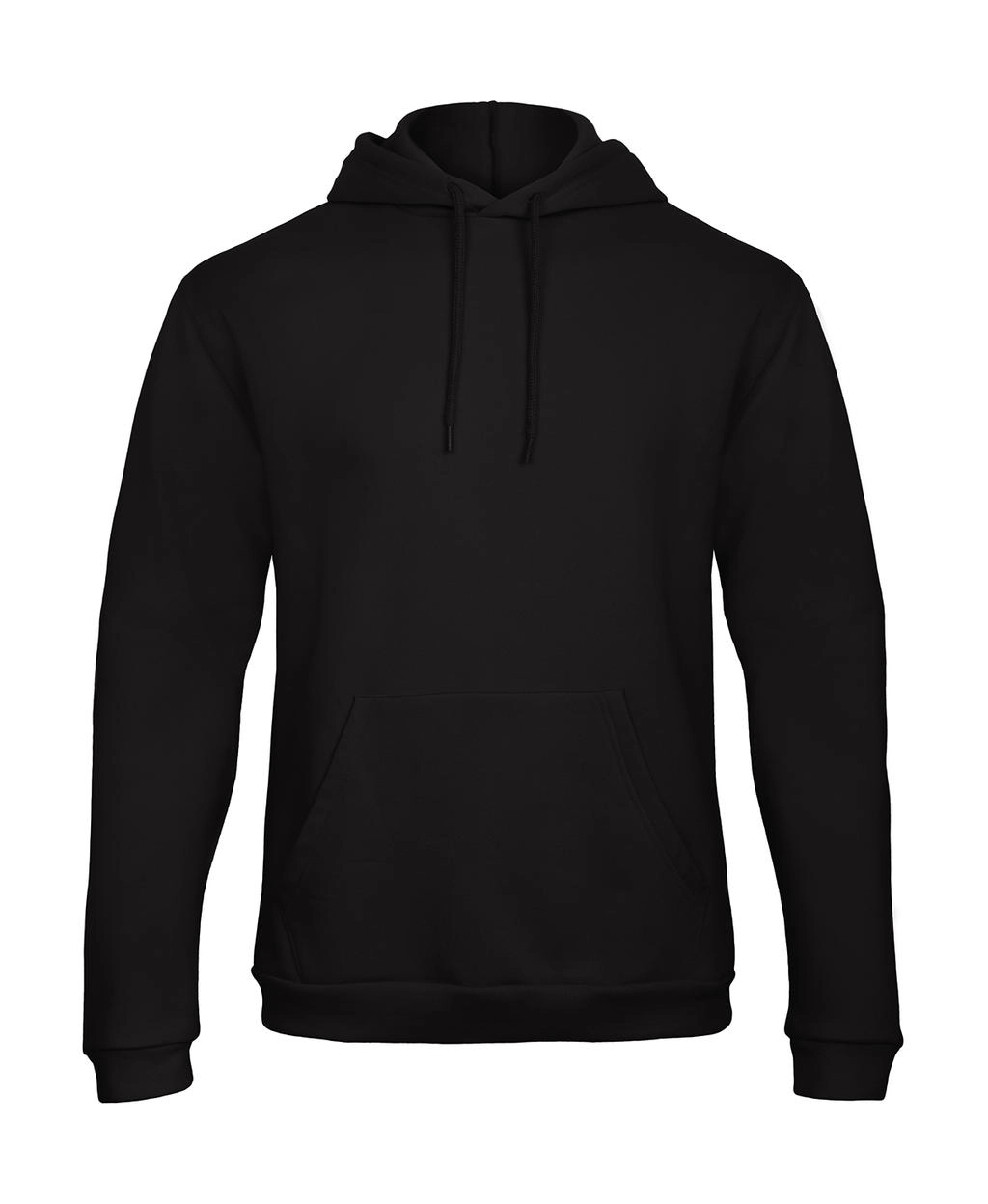 ID.203 50/50 Hooded Sweatshirt Unisex  zum Besticken und Bedrucken in der Farbe Black mit Ihren Logo, Schriftzug oder Motiv.