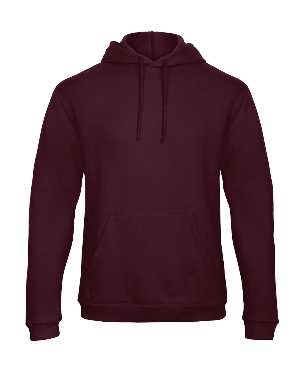 ID.203 50/50 Hooded Sweatshirt Unisex  zum Besticken und Bedrucken in der Farbe Burgundy mit Ihren Logo, Schriftzug oder Motiv.