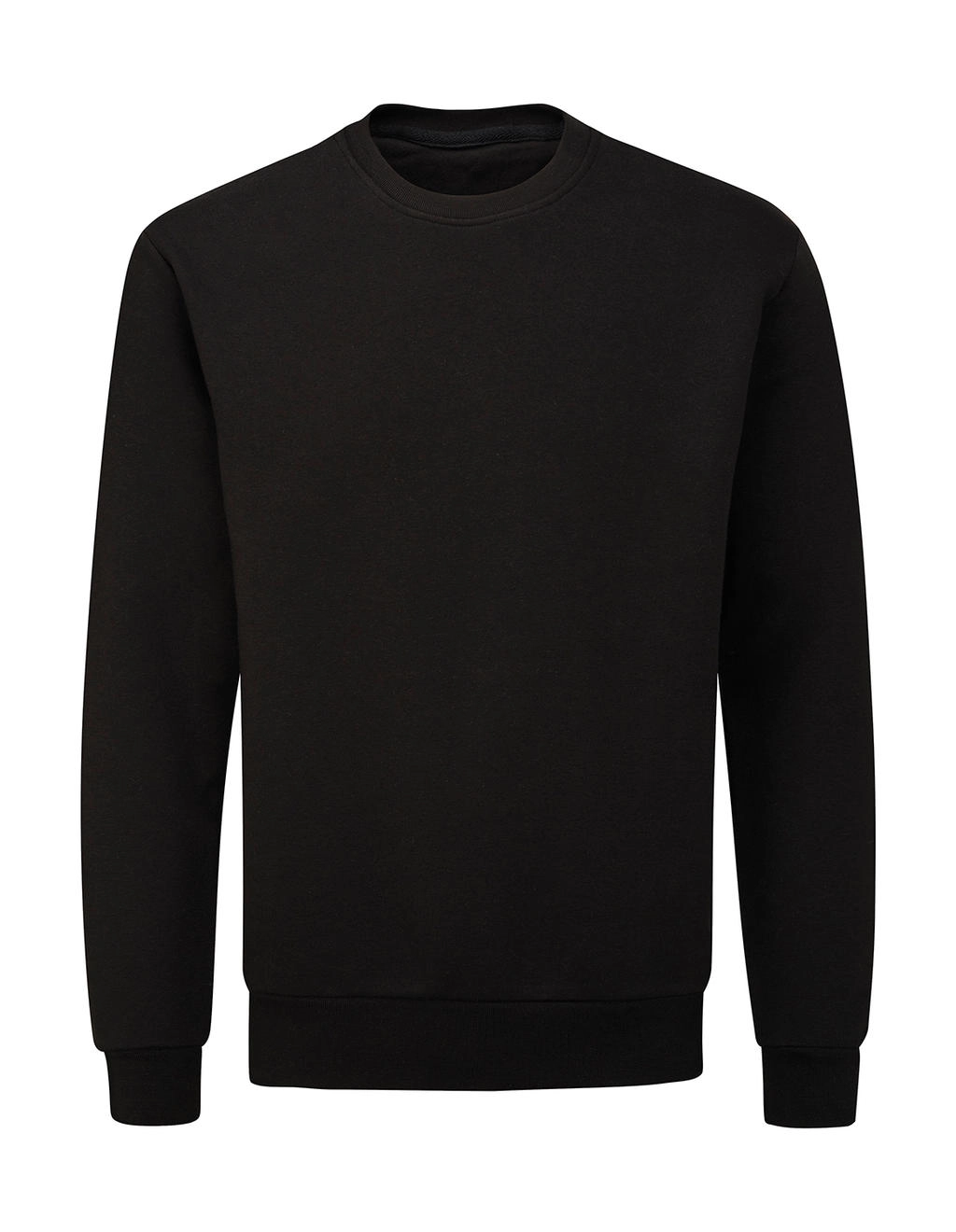 Essential Sweatshirt zum Besticken und Bedrucken in der Farbe Black mit Ihren Logo, Schriftzug oder Motiv.