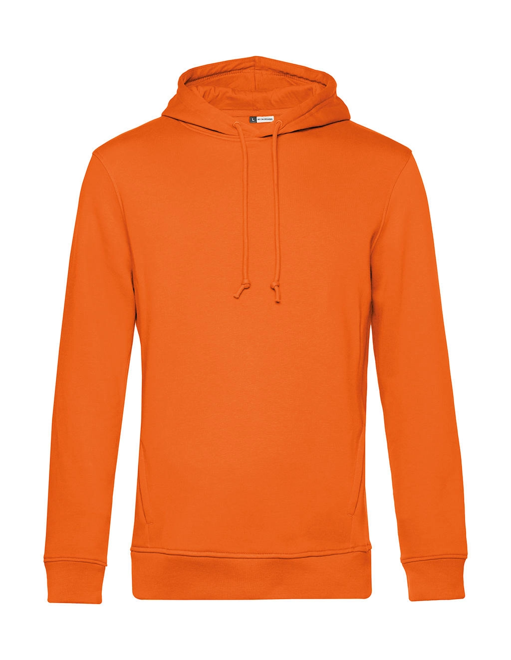 Organic Inspire Hooded_° zum Besticken und Bedrucken in der Farbe Pure Orange mit Ihren Logo, Schriftzug oder Motiv.
