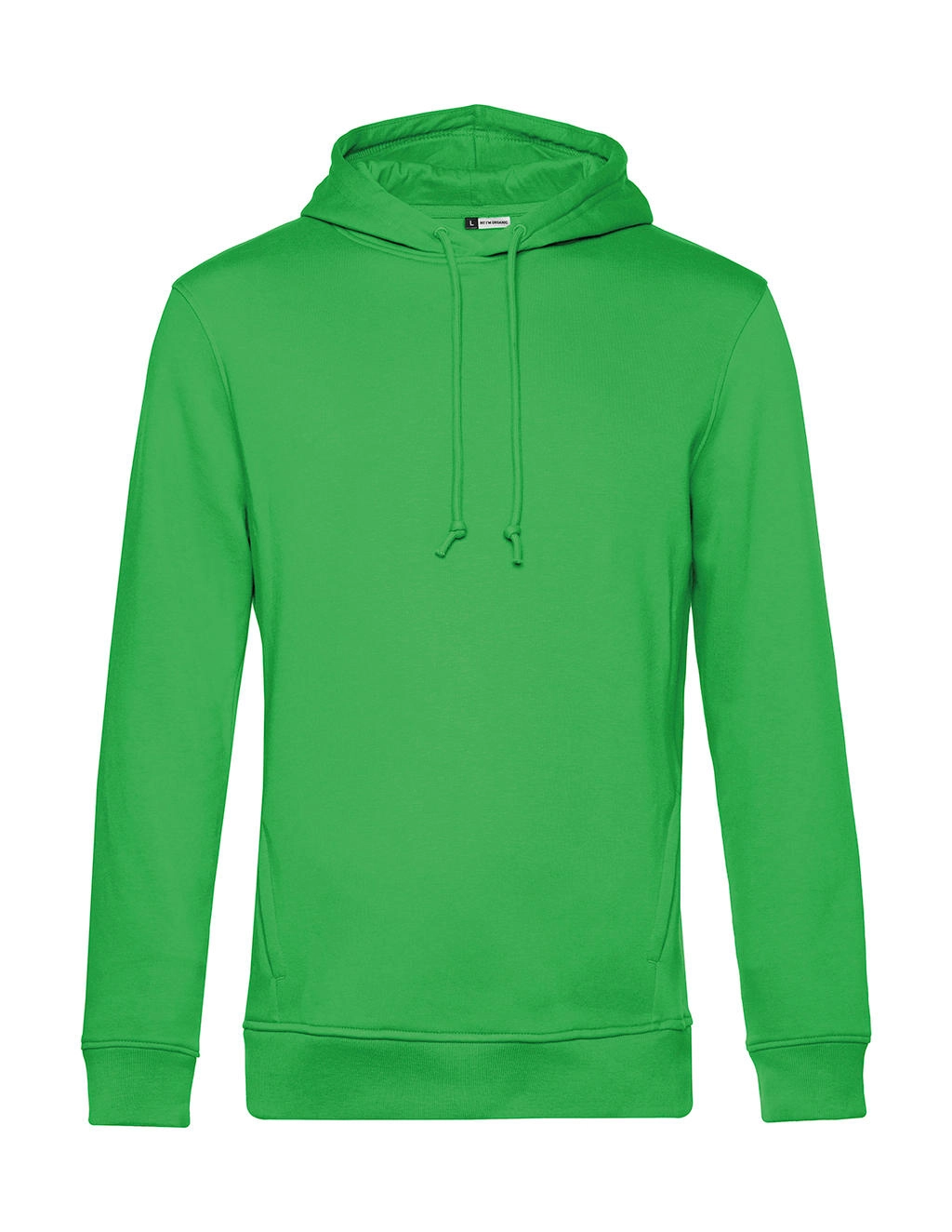 Organic Inspire Hooded_° zum Besticken und Bedrucken in der Farbe Apple Green mit Ihren Logo, Schriftzug oder Motiv.