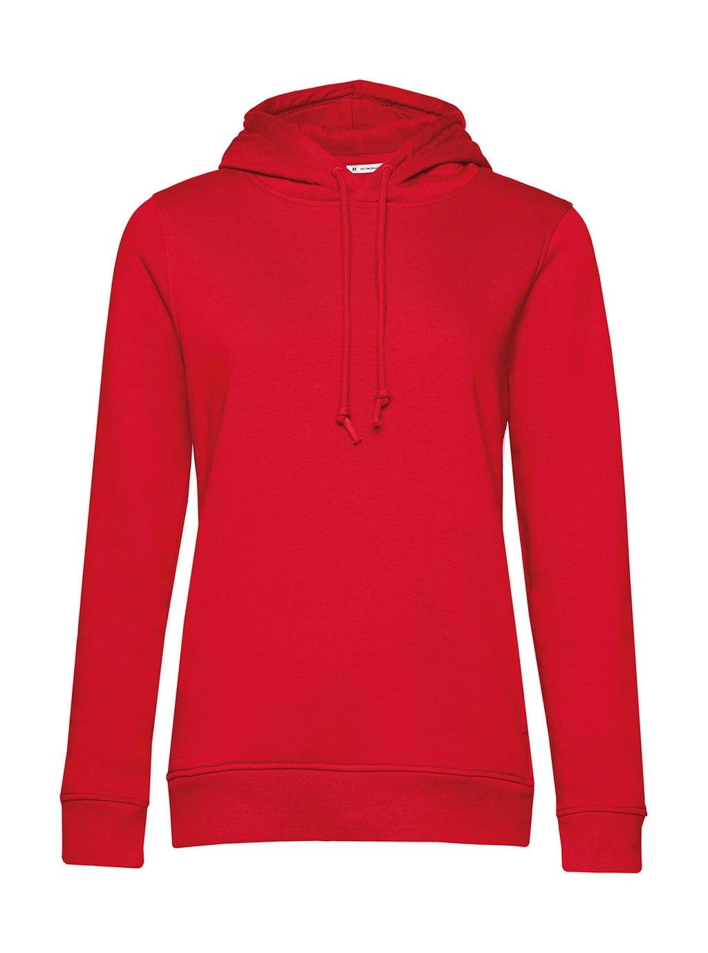 Organic Inspire Hooded /women_° zum Besticken und Bedrucken in der Farbe Red mit Ihren Logo, Schriftzug oder Motiv.