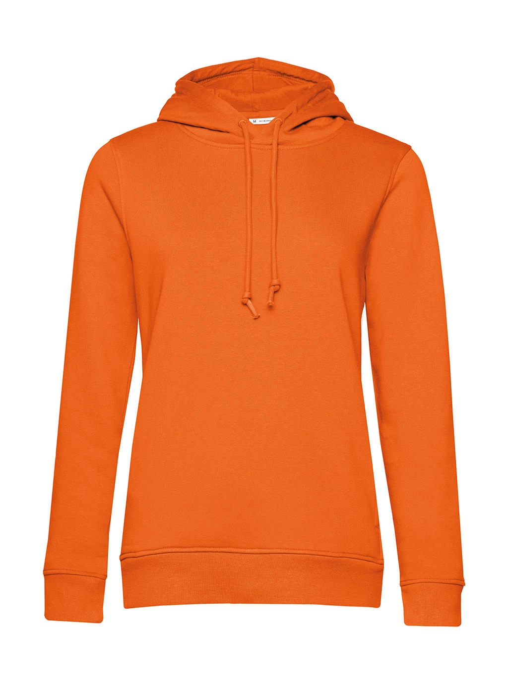 Organic Inspire Hooded /women_° zum Besticken und Bedrucken in der Farbe Pure Orange mit Ihren Logo, Schriftzug oder Motiv.