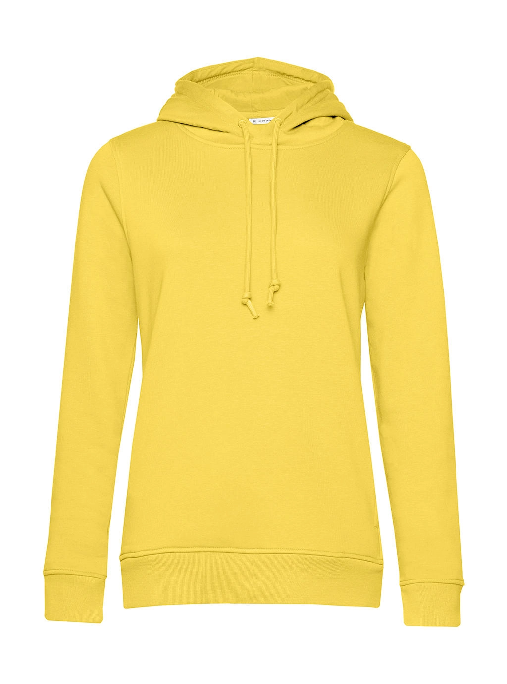 Organic Inspire Hooded /women_° zum Besticken und Bedrucken in der Farbe Yellow Fizz mit Ihren Logo, Schriftzug oder Motiv.