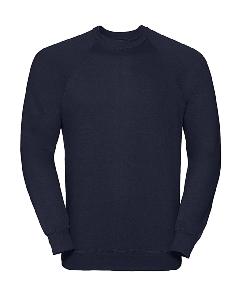 Classic Raglan Sweatshirt zum Besticken und Bedrucken in der Farbe French Navy mit Ihren Logo, Schriftzug oder Motiv.