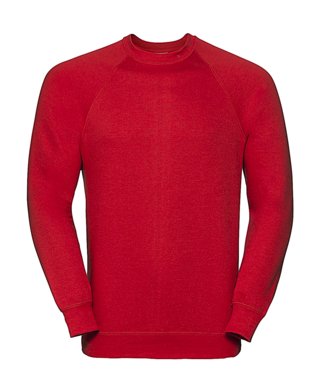 Classic Raglan Sweatshirt zum Besticken und Bedrucken in der Farbe Bright Red mit Ihren Logo, Schriftzug oder Motiv.