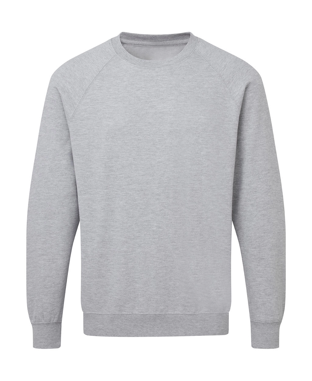 Raglan Sweatshirt Men zum Besticken und Bedrucken in der Farbe Light Oxford mit Ihren Logo, Schriftzug oder Motiv.