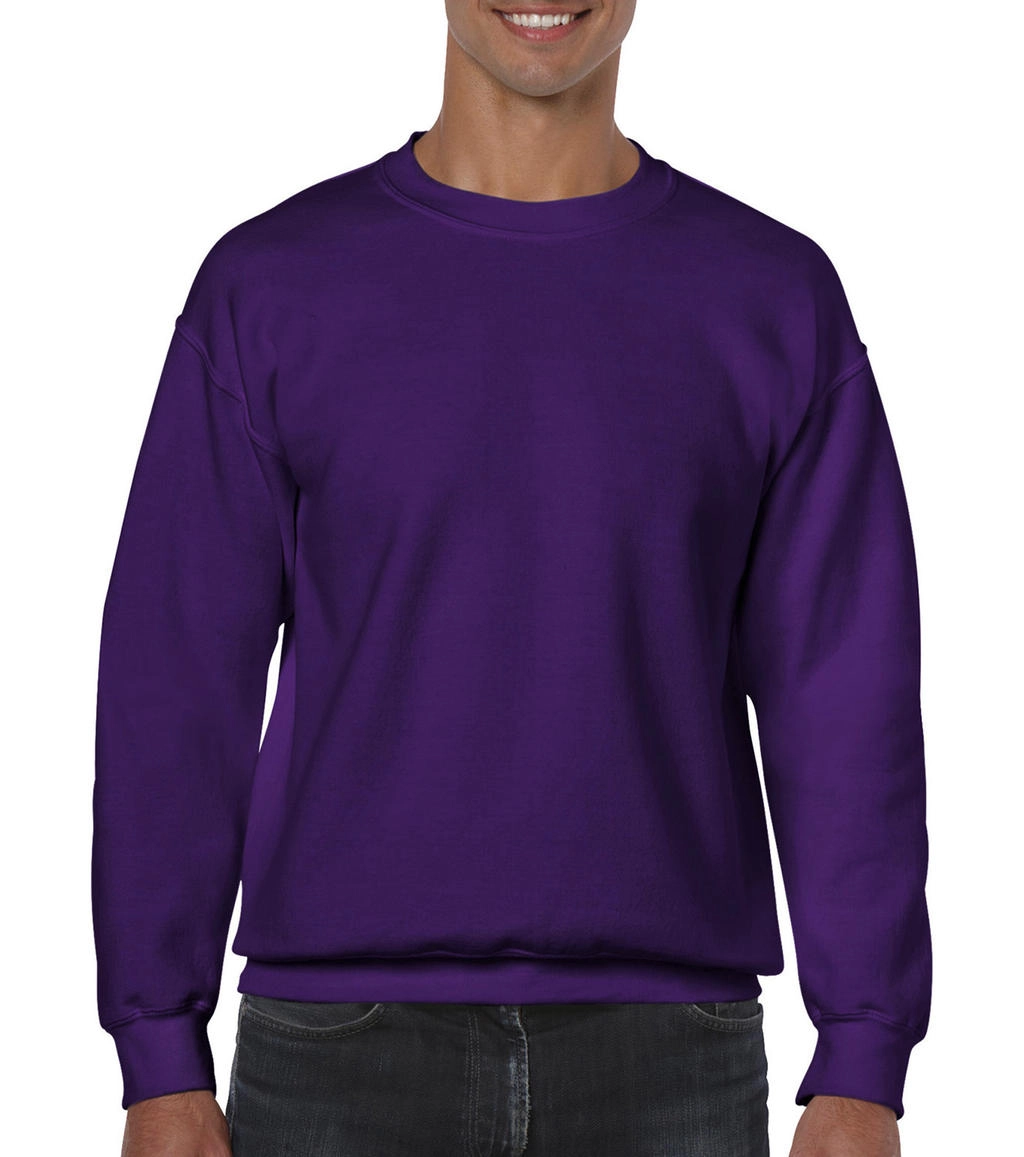 Heavy Blend Adult Crewneck Sweat zum Besticken und Bedrucken in der Farbe Purple mit Ihren Logo, Schriftzug oder Motiv.