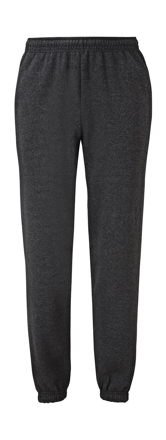 Classic Elasticated Cuff Jog Pants zum Besticken und Bedrucken in der Farbe Dark Heather Grey mit Ihren Logo, Schriftzug oder Motiv.