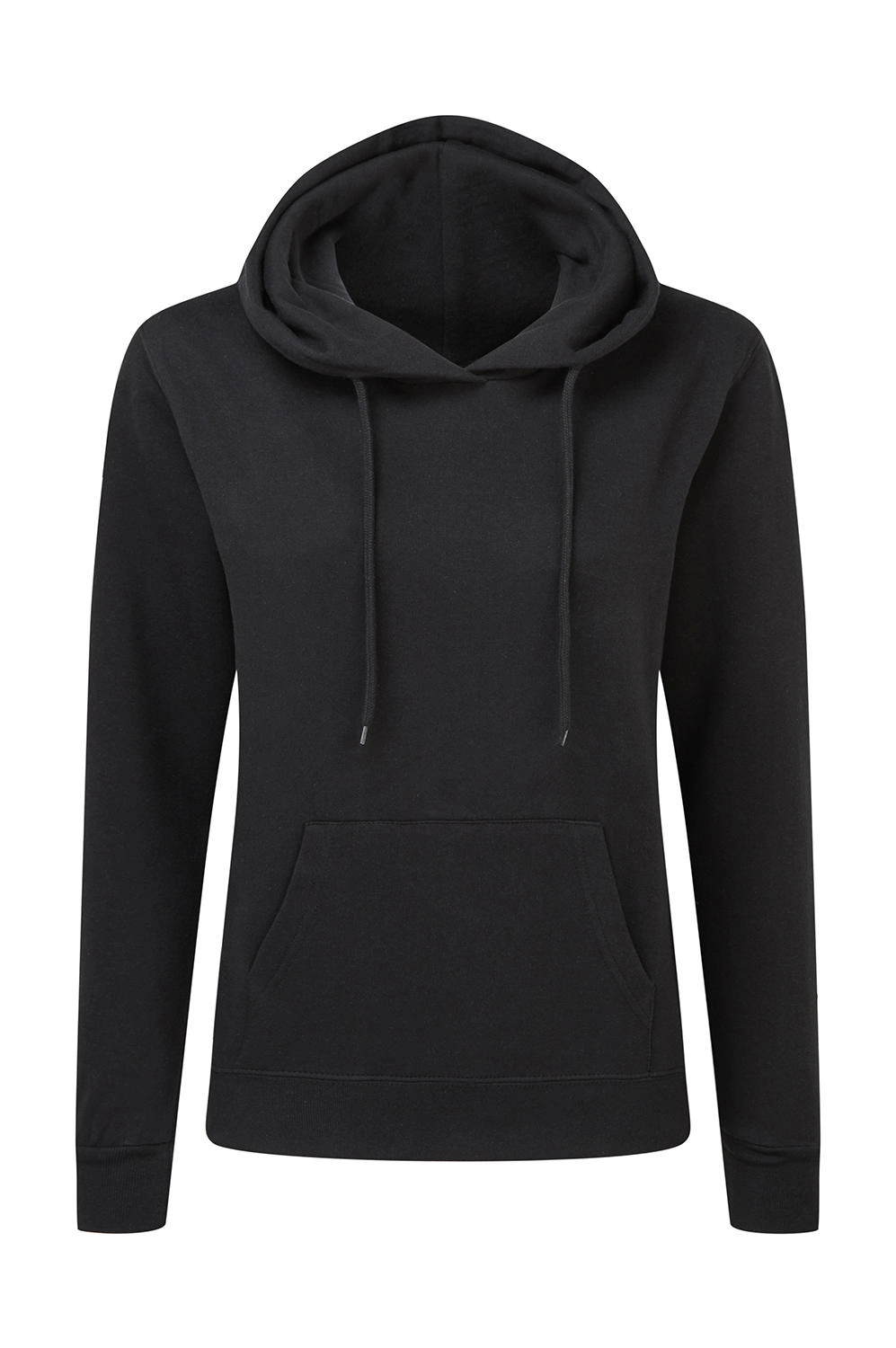 Hooded Sweatshirt Women zum Besticken und Bedrucken in der Farbe Black mit Ihren Logo, Schriftzug oder Motiv.