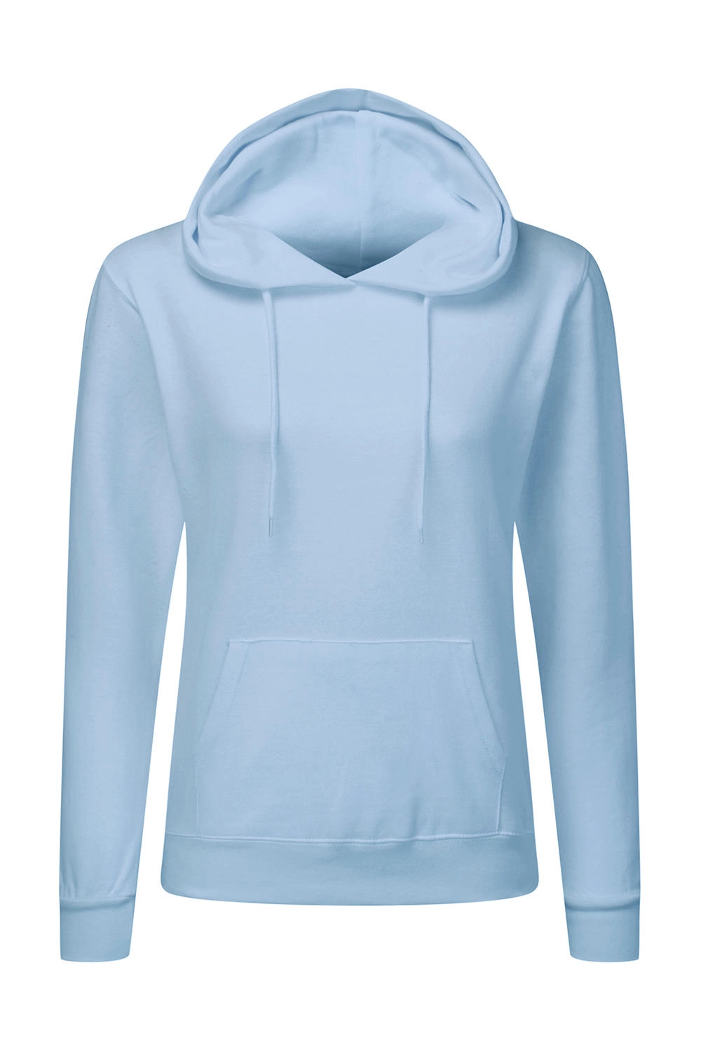 Hooded Sweatshirt Women zum Besticken und Bedrucken in der Farbe Sky mit Ihren Logo, Schriftzug oder Motiv.