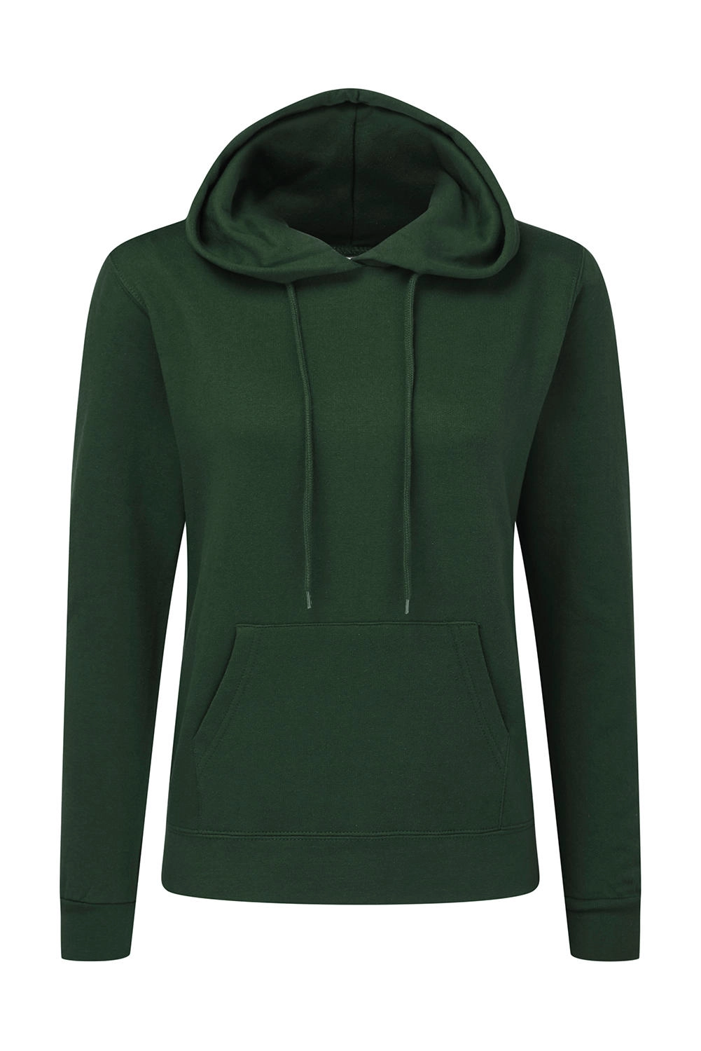 Hooded Sweatshirt Women zum Besticken und Bedrucken in der Farbe Bottle Green mit Ihren Logo, Schriftzug oder Motiv.