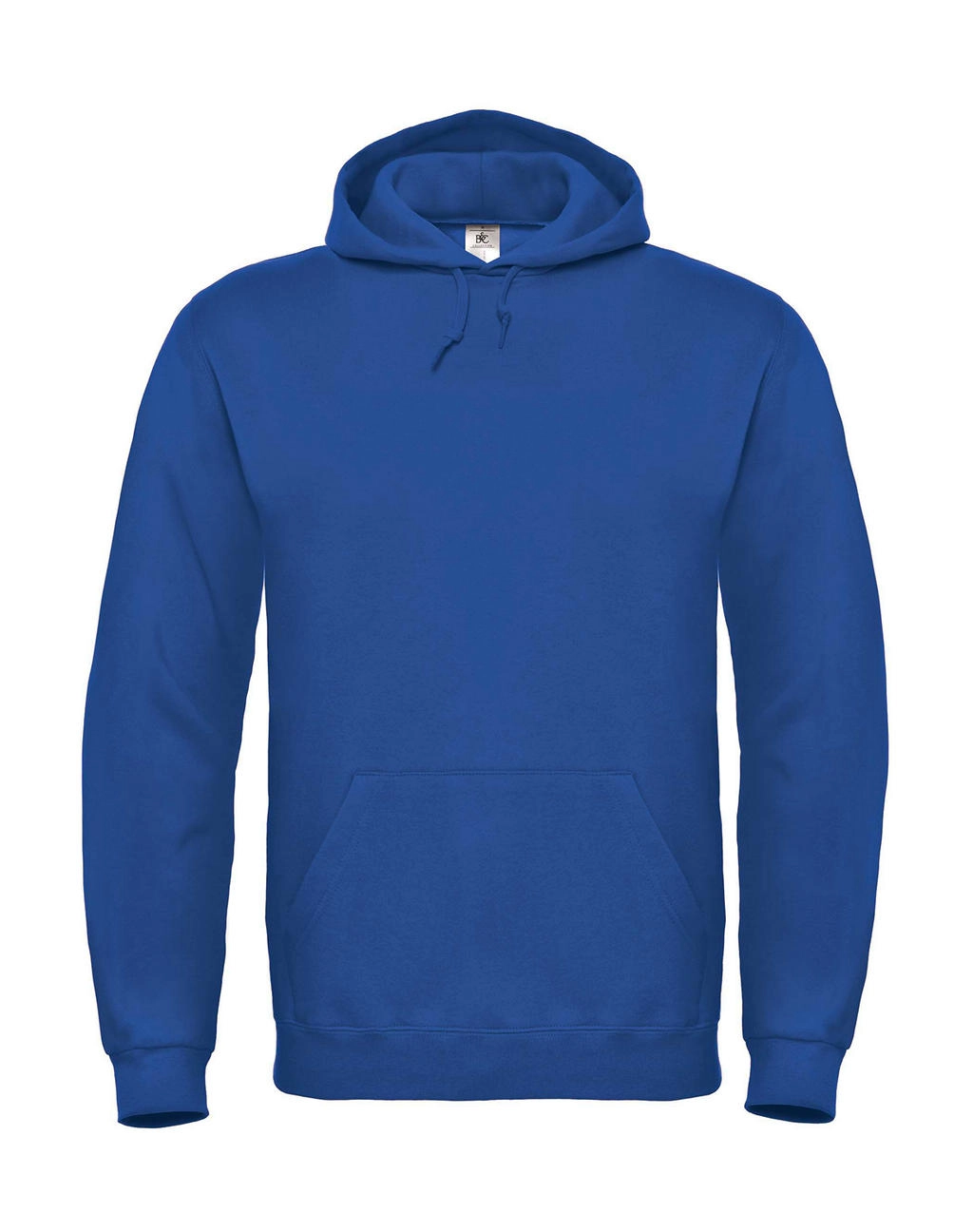 ID.003 Cotton Rich Hooded Sweatshirt zum Besticken und Bedrucken in der Farbe Royal mit Ihren Logo, Schriftzug oder Motiv.