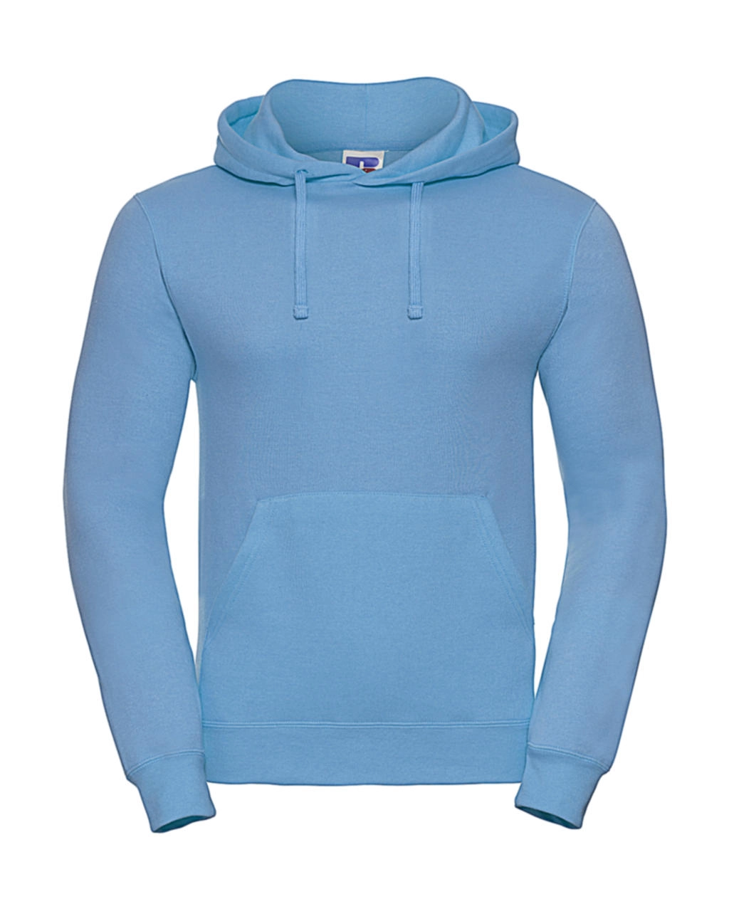 Hooded Sweatshirt zum Besticken und Bedrucken in der Farbe Sky mit Ihren Logo, Schriftzug oder Motiv.