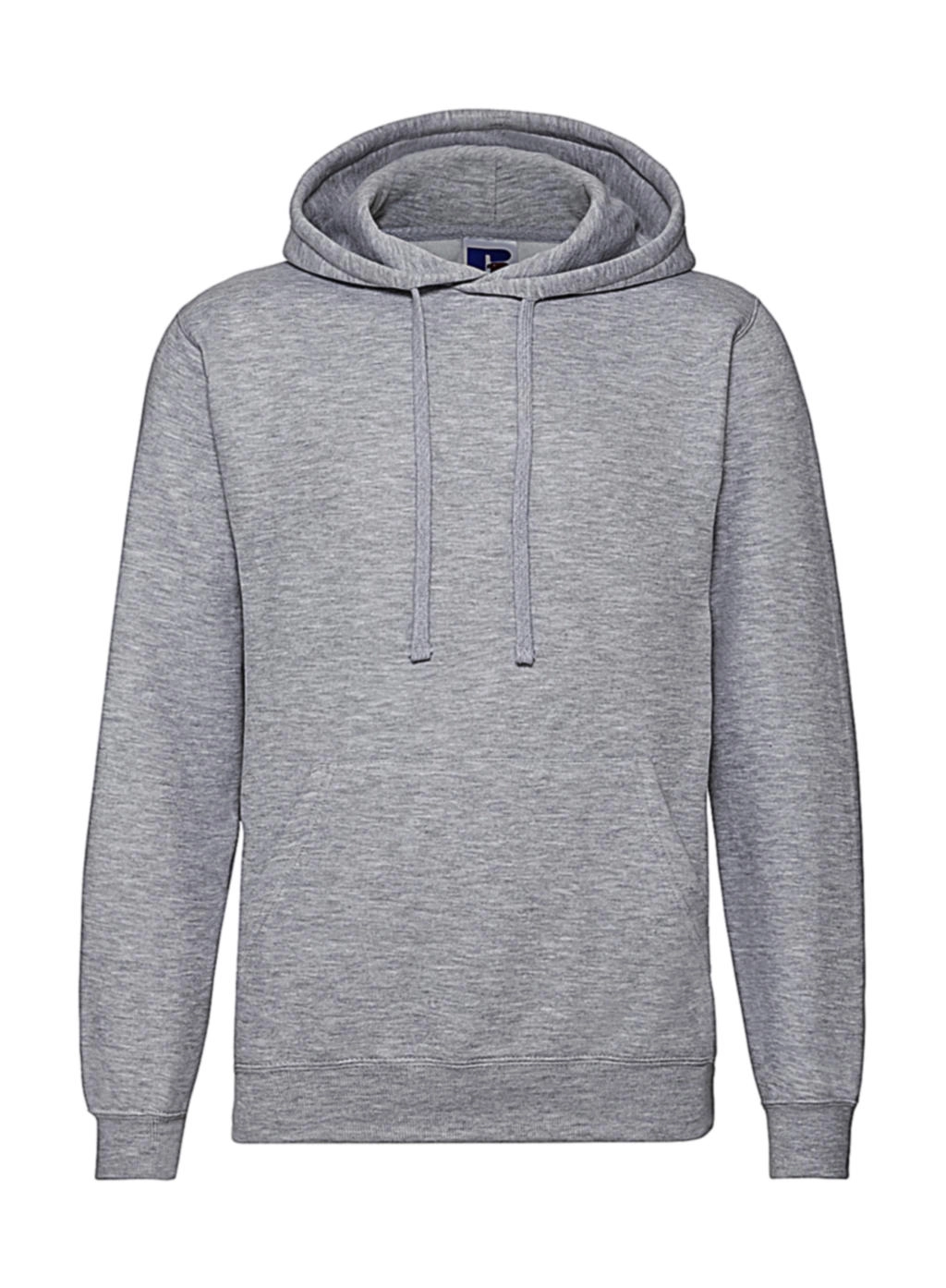 Hooded Sweatshirt zum Besticken und Bedrucken in der Farbe Light Oxford mit Ihren Logo, Schriftzug oder Motiv.