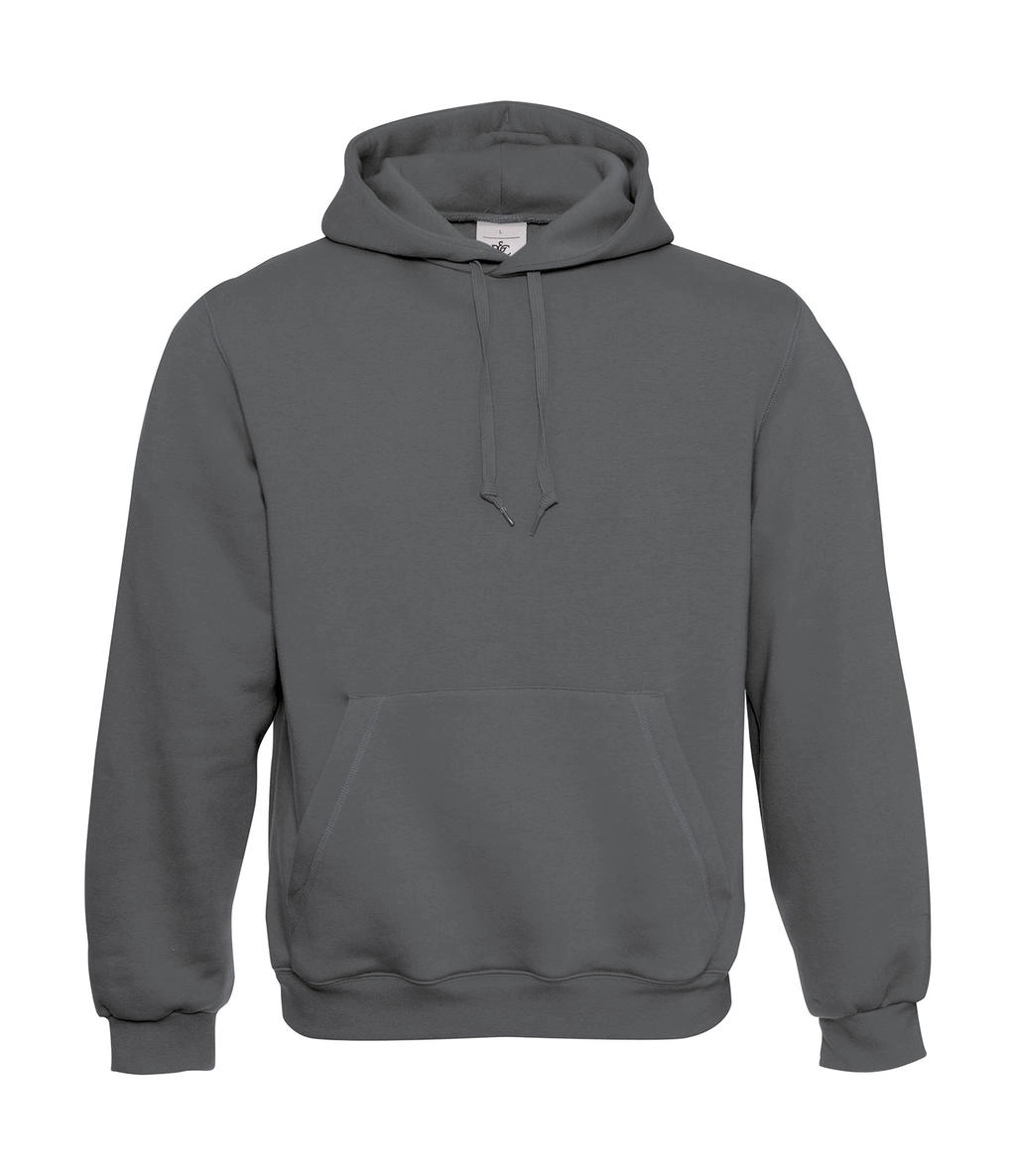 Hooded Sweatshirt zum Besticken und Bedrucken in der Farbe Steel Grey mit Ihren Logo, Schriftzug oder Motiv.