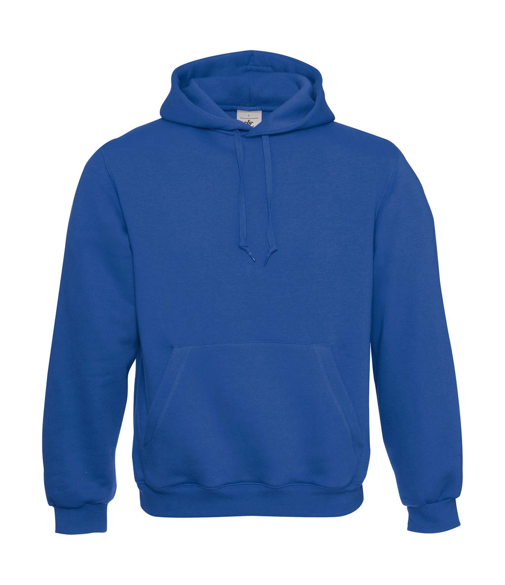 Hooded Sweatshirt zum Besticken und Bedrucken in der Farbe Royal mit Ihren Logo, Schriftzug oder Motiv.