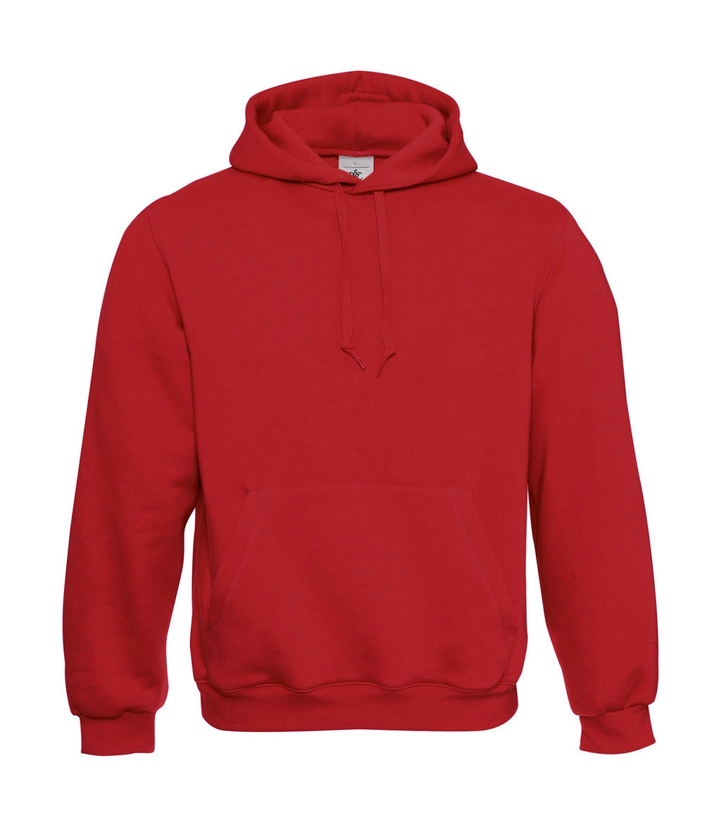 Hooded Sweatshirt zum Besticken und Bedrucken in der Farbe Red mit Ihren Logo, Schriftzug oder Motiv.
