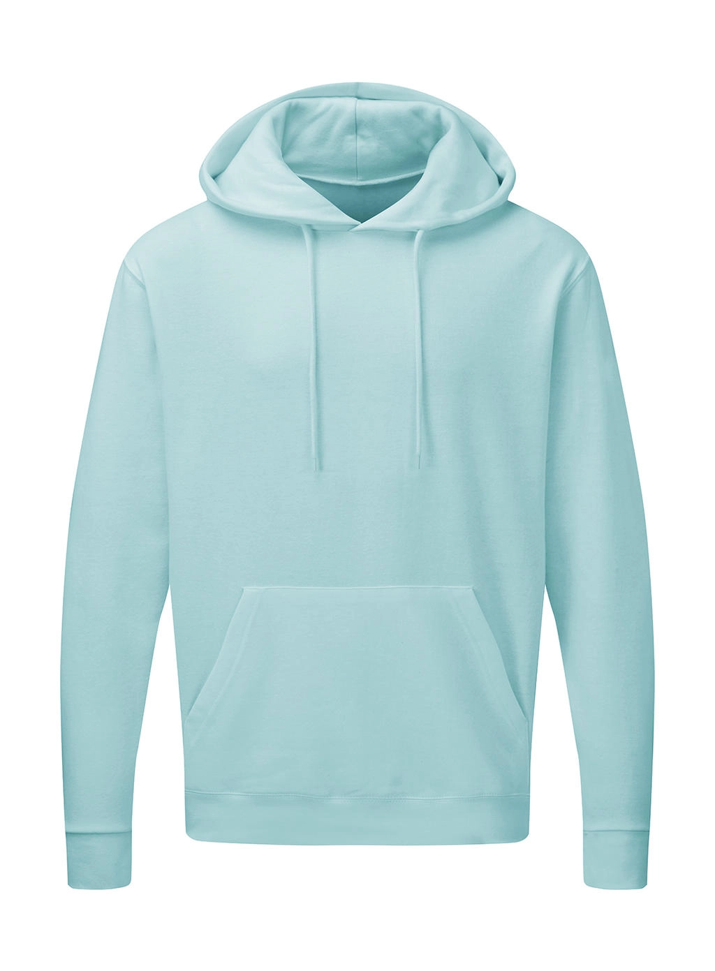 Hooded Sweatshirt Men zum Besticken und Bedrucken in der Farbe Angel Blue mit Ihren Logo, Schriftzug oder Motiv.