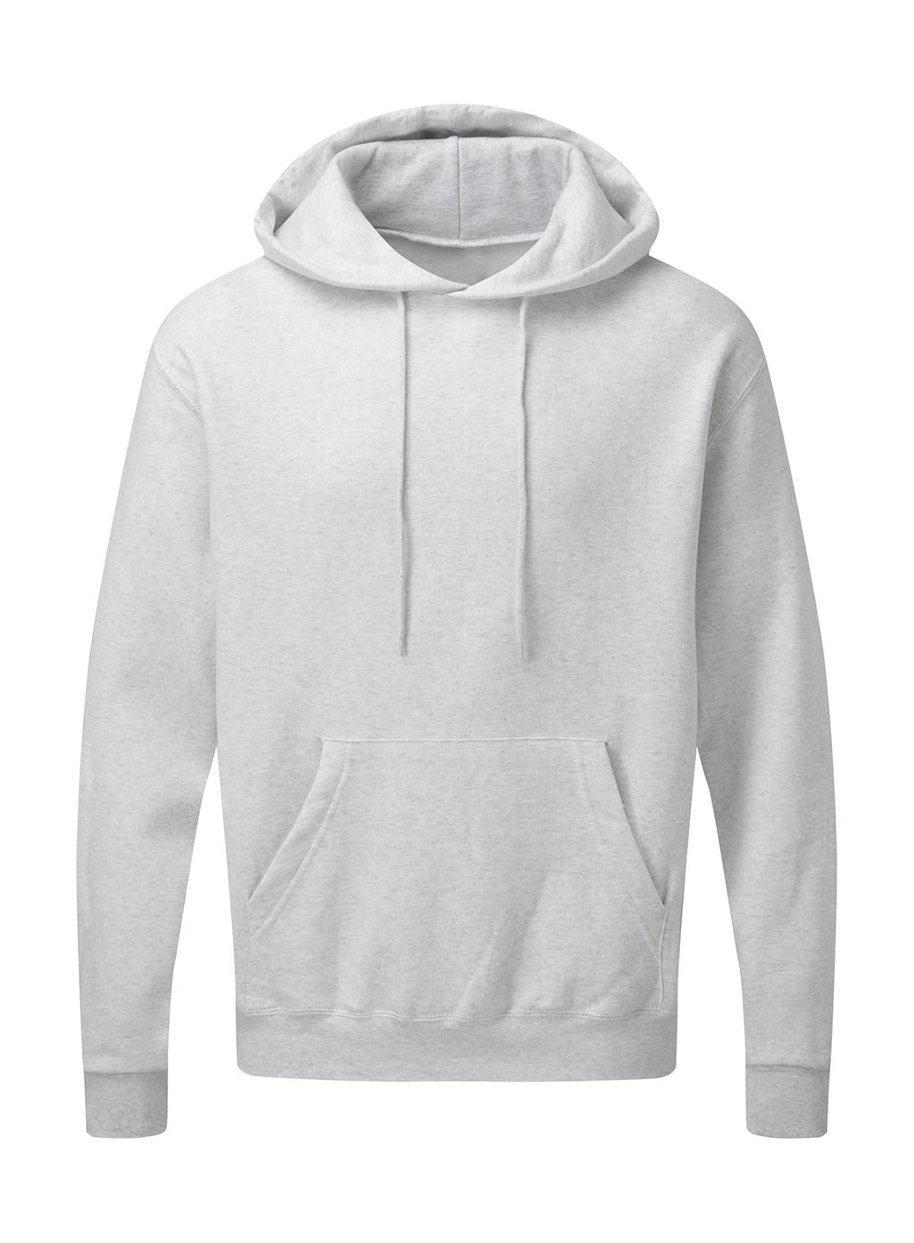 Hooded Sweatshirt Men zum Besticken und Bedrucken in der Farbe Ash Grey mit Ihren Logo, Schriftzug oder Motiv.