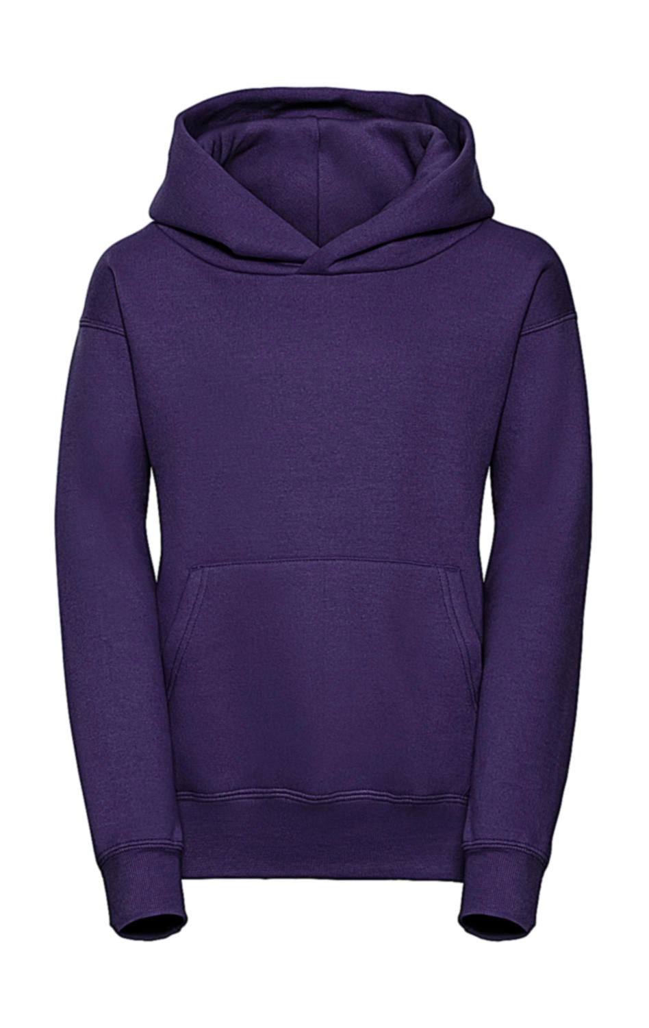 Kids` Hooded Sweat zum Besticken und Bedrucken in der Farbe Purple mit Ihren Logo, Schriftzug oder Motiv.