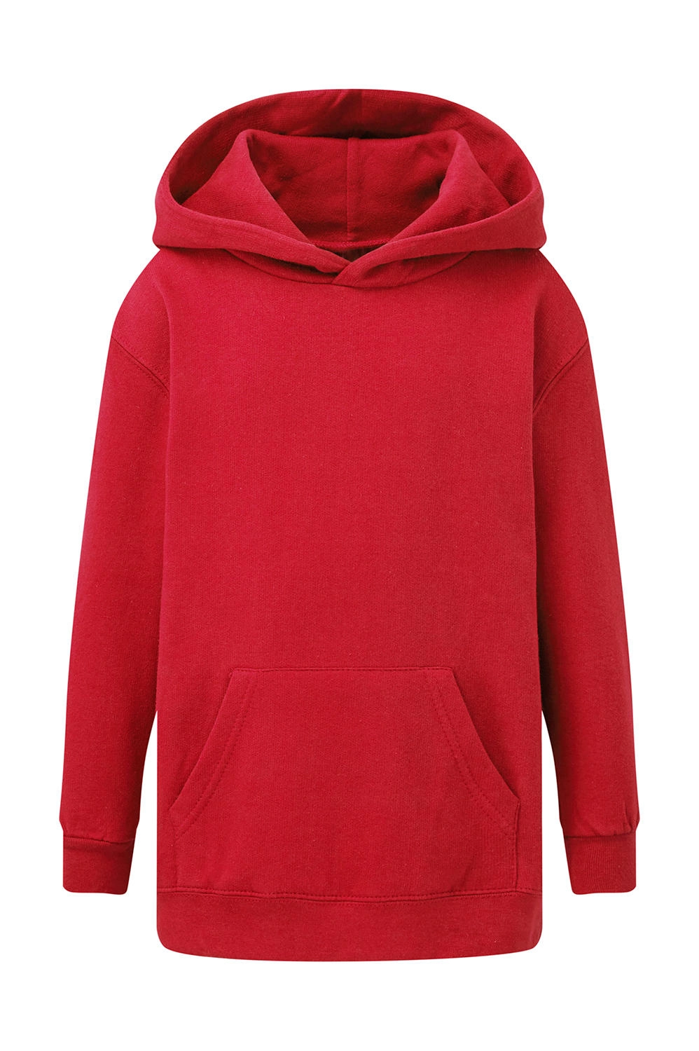 Hooded Sweatshirt Kids zum Besticken und Bedrucken in der Farbe Red mit Ihren Logo, Schriftzug oder Motiv.