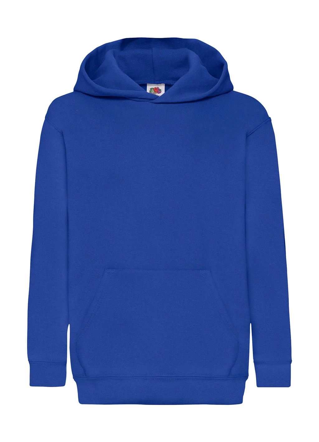 Kids` Classic Hooded Sweat zum Besticken und Bedrucken in der Farbe Royal Blue mit Ihren Logo, Schriftzug oder Motiv.
