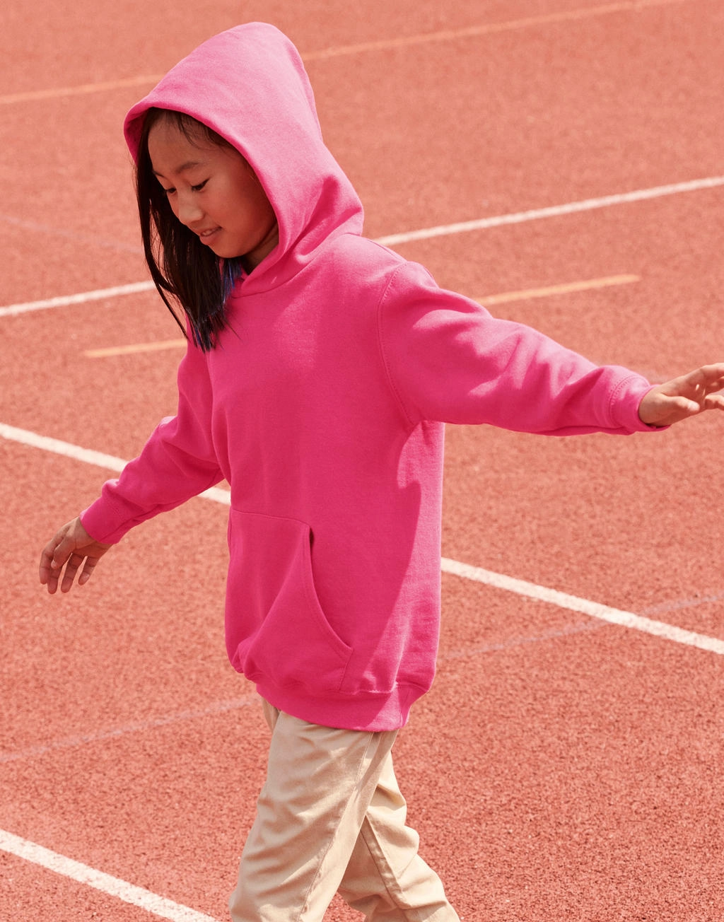 Kids` Classic Hooded Sweat zum Besticken und Bedrucken mit Ihren Logo, Schriftzug oder Motiv.