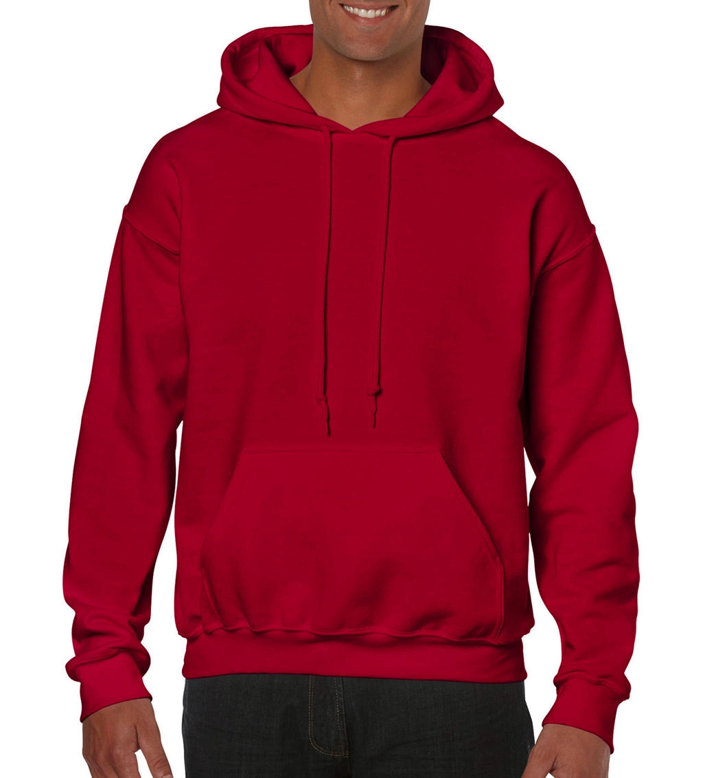 Heavy Blend™ Hooded Sweat zum Besticken und Bedrucken in der Farbe Cherry Red mit Ihren Logo, Schriftzug oder Motiv.