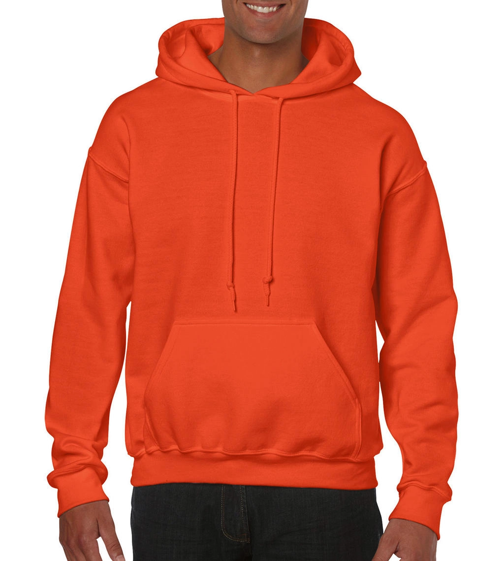 Heavy Blend™ Hooded Sweat zum Besticken und Bedrucken in der Farbe Orange mit Ihren Logo, Schriftzug oder Motiv.