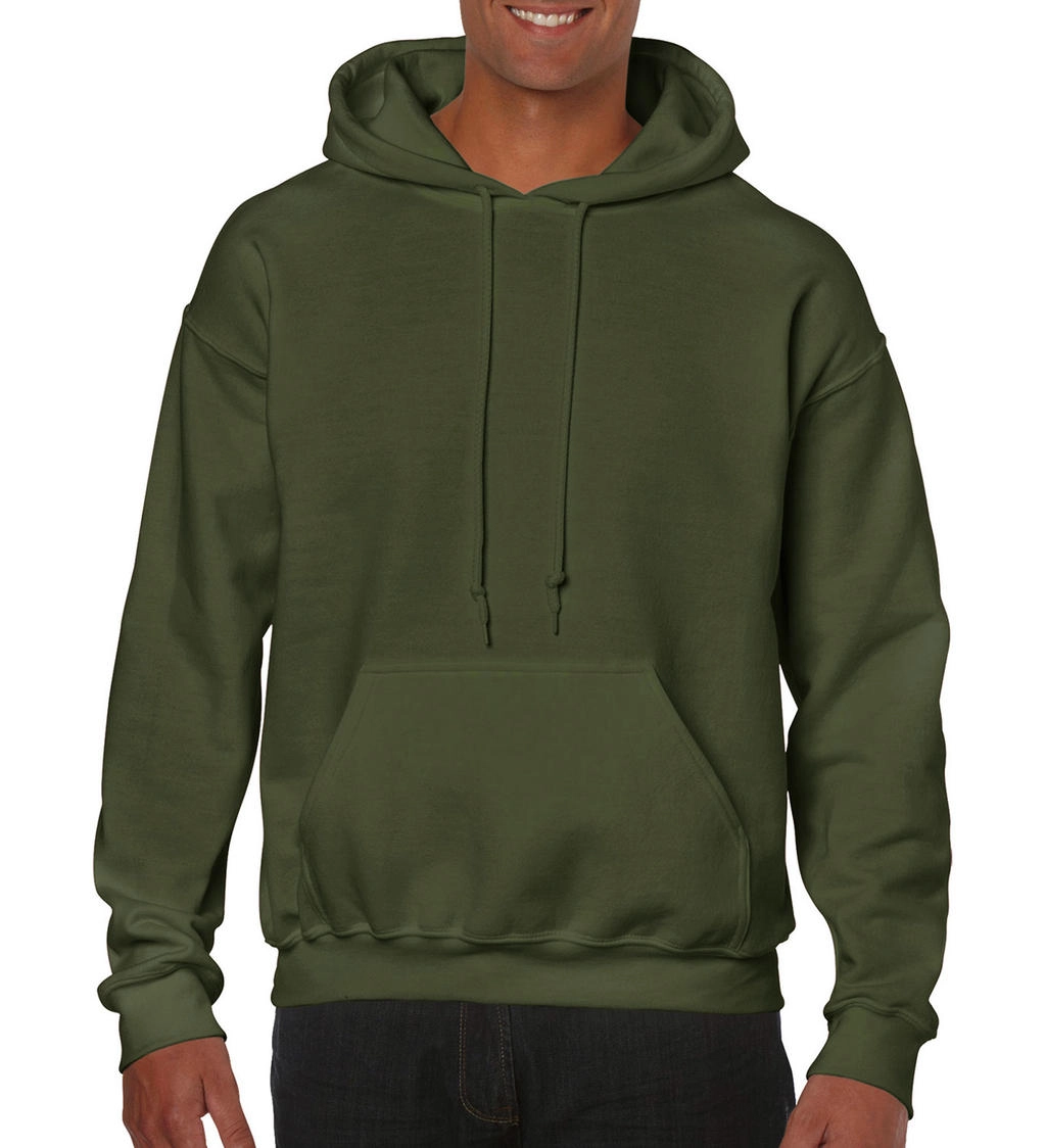 Heavy Blend™ Hooded Sweat zum Besticken und Bedrucken in der Farbe Military Green mit Ihren Logo, Schriftzug oder Motiv.
