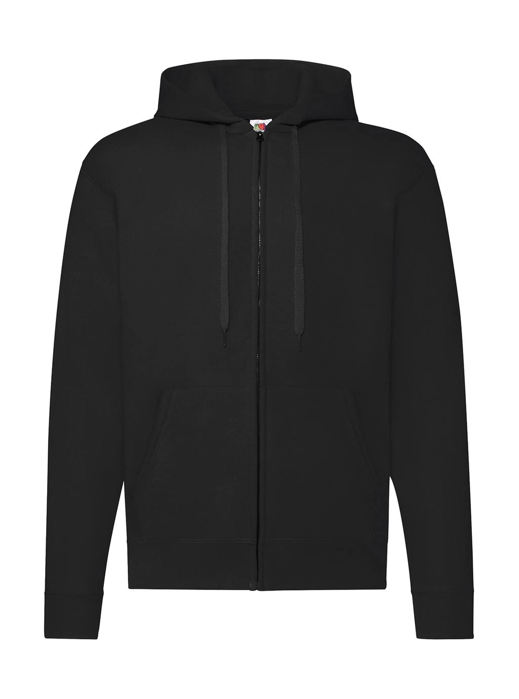 Classic Hooded Sweat Jacket zum Besticken und Bedrucken in der Farbe Black mit Ihren Logo, Schriftzug oder Motiv.