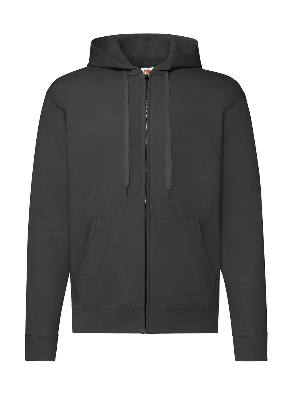 Classic Hooded Sweat Jacket zum Besticken und Bedrucken in der Farbe Light Graphite mit Ihren Logo, Schriftzug oder Motiv.