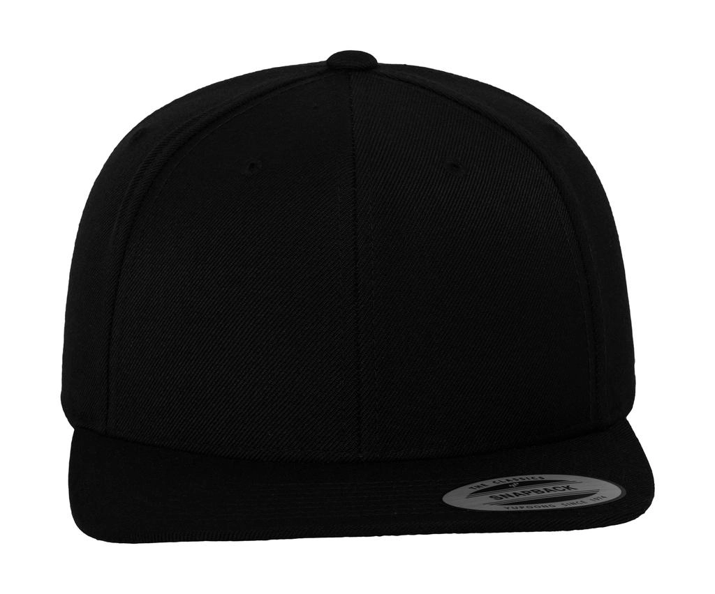 Classic Snapback Cap zum Besticken und Bedrucken in der Farbe Black mit Ihren Logo, Schriftzug oder Motiv.