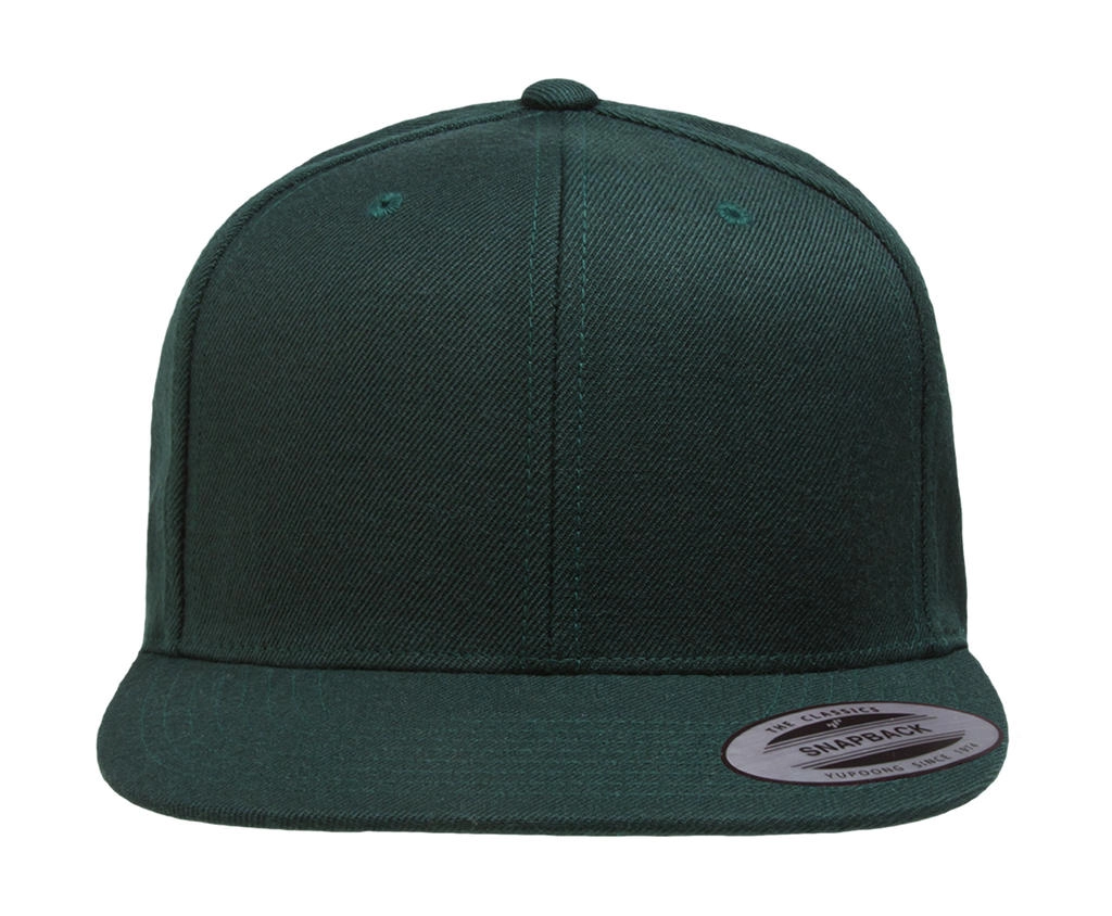 Classic Snapback Cap zum Besticken und Bedrucken in der Farbe Spruce mit Ihren Logo, Schriftzug oder Motiv.